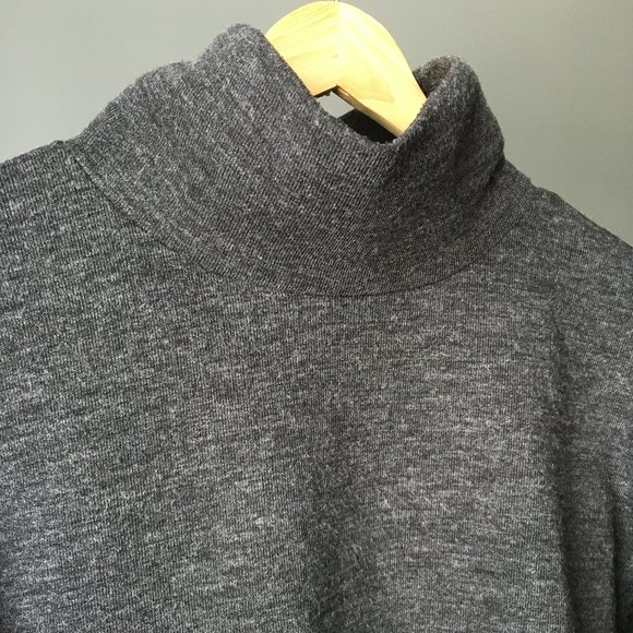 Frank & Oak Grey Mock Neck - Picture 4 of 5